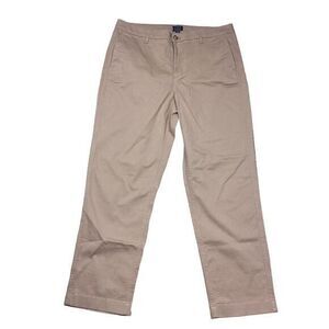 NWT J. Crew Factory Women's Size 12 Tan High-Rise Girlfriend Chino Pants